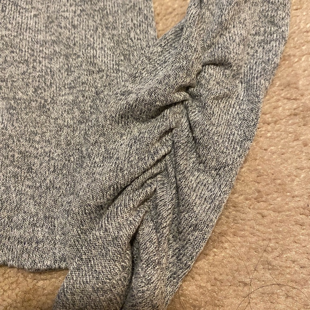 Grey garage wide neck long sleeve